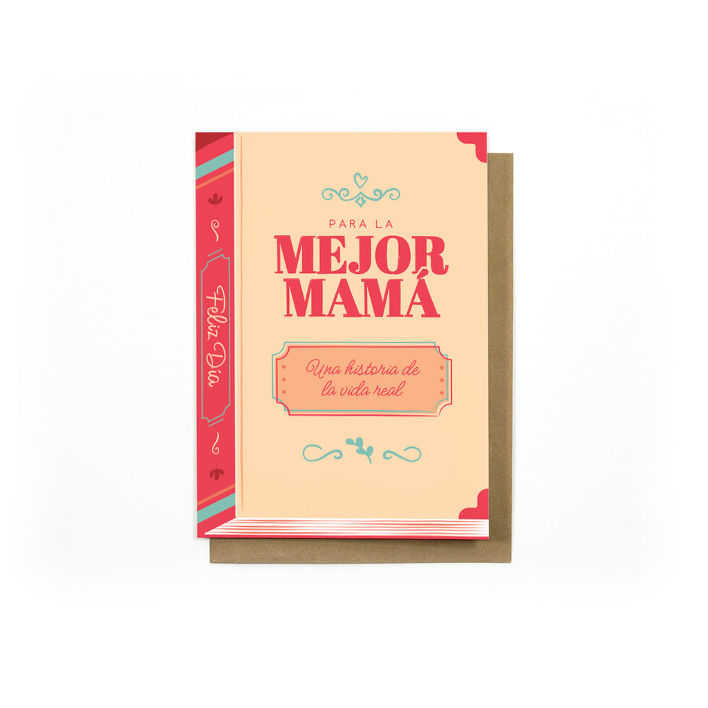 Tarjeta Mamá Libro