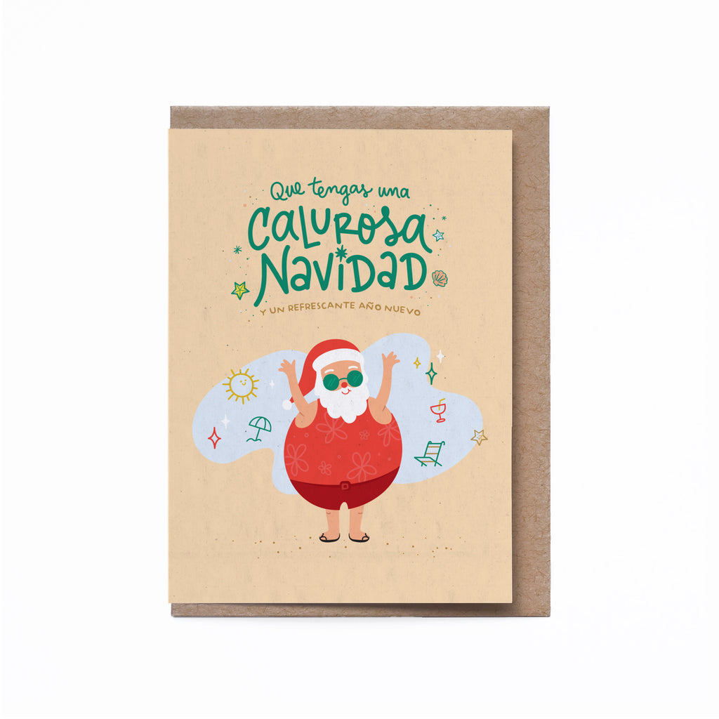 Tarjeta Calurosa Navidad